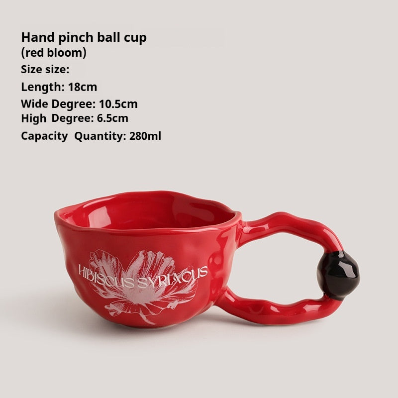 Hand squeeze ball cup