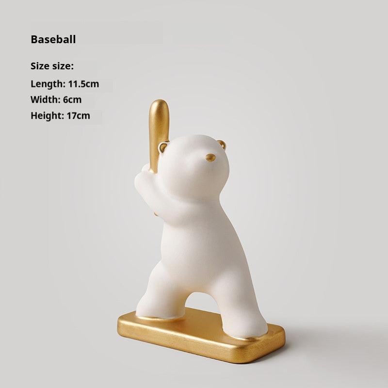 Luxury Bear Sculpture