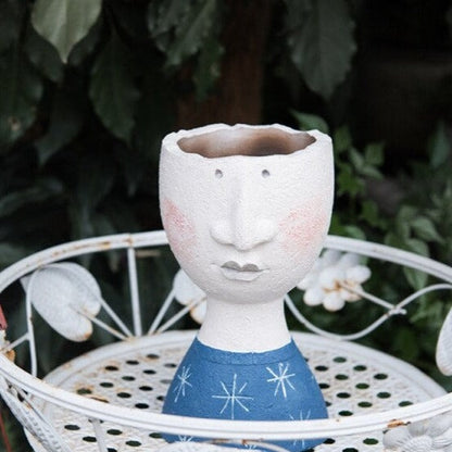 Art Portrait Flower Pot Vase