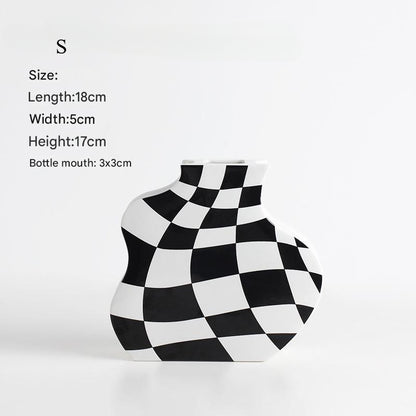 Chessboard Vase