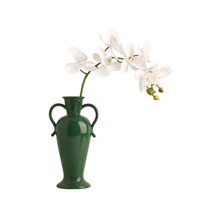 Double handle vase