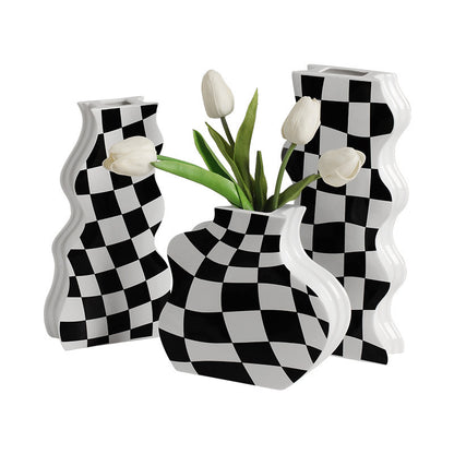 Chessboard Vase