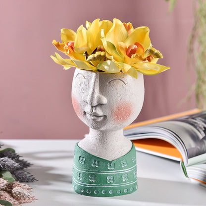 Art Portrait Flower Pot Vase